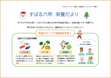 栄養科だより 令和５年１２月号