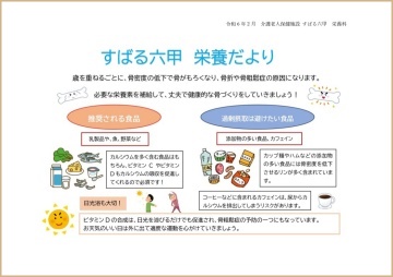 栄養科だより 令和6年2月号