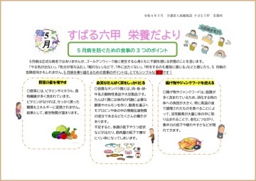 栄養科だより 令和6年5月号